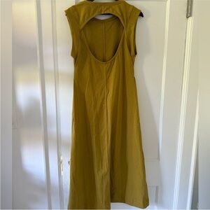 Free people FP Beach Simone Maxi Dress in Mustard Yellow/Green